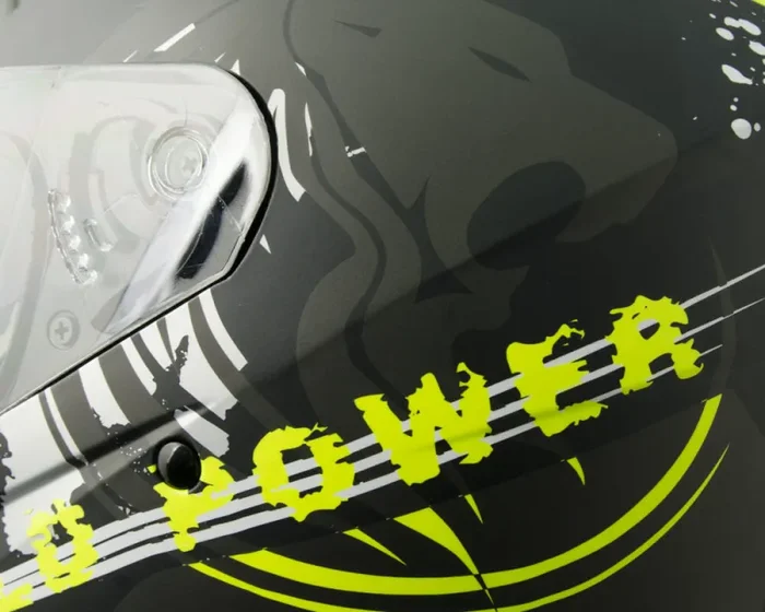 Casco Integrale per Scooter Visiera Lunga CGM Lion 315G Nero Opaco Varie Misure - immagine 2