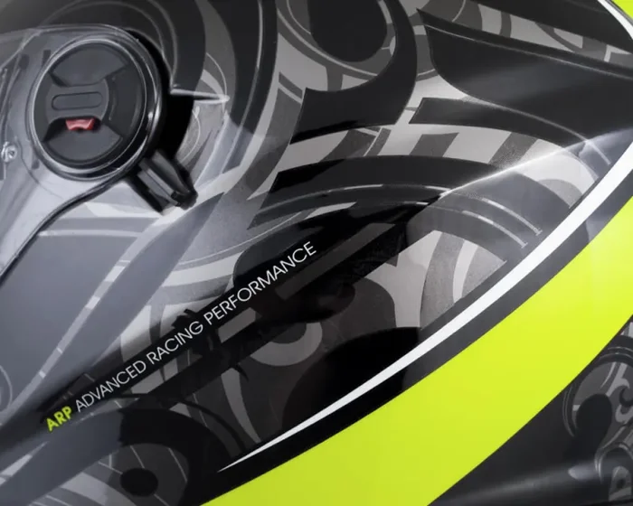 Casco Integrale per Scooter Visiera Lunga CGM Los Angeles 308G Giallo Fluo Varie Misure - immagine 2