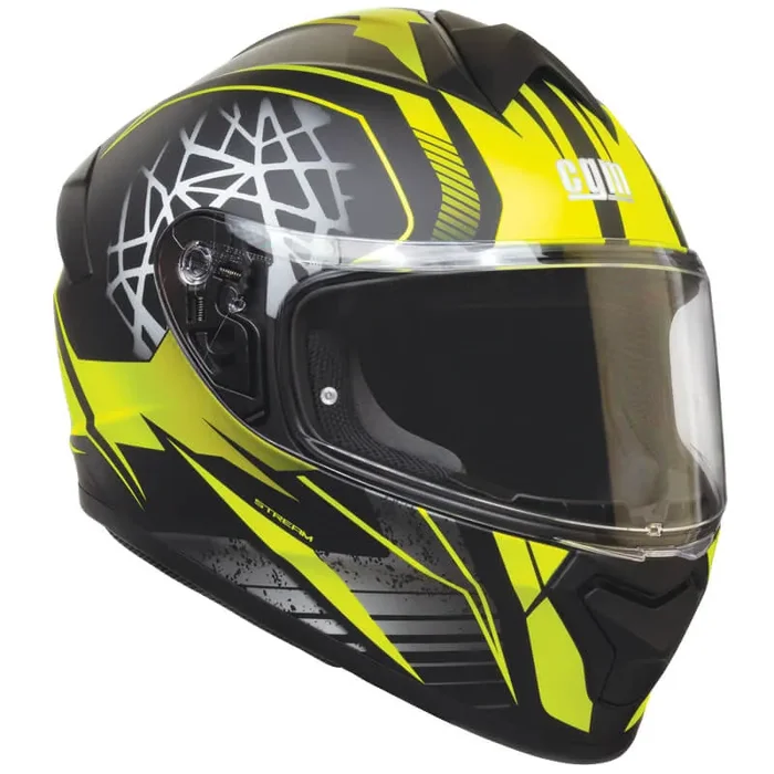 Casco Integrale per Scooter Visiera Lunga CGM Montegi 301S Giallo Fluo Opaco Varie Misure Saldi