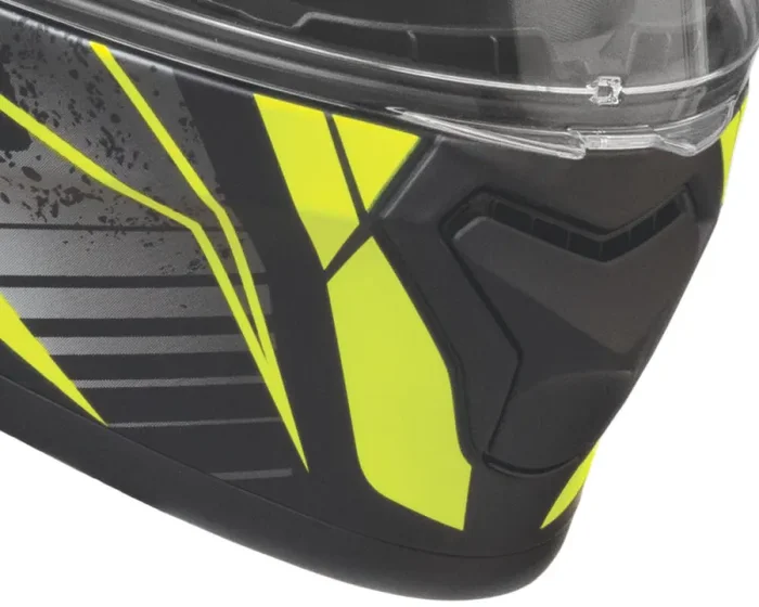 Casco Integrale per Scooter Visiera Lunga CGM Montegi 301S Giallo Fluo Opaco Varie Misure Saldi - immagine 2