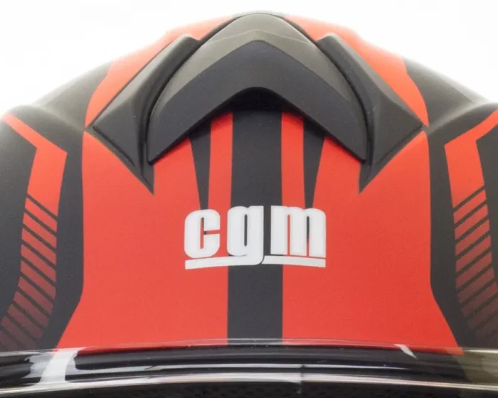 Casco Integrale per Scooter Visiera Lunga CGM Montegi 301S Rosso Opaco Varie Misure - immagine 3