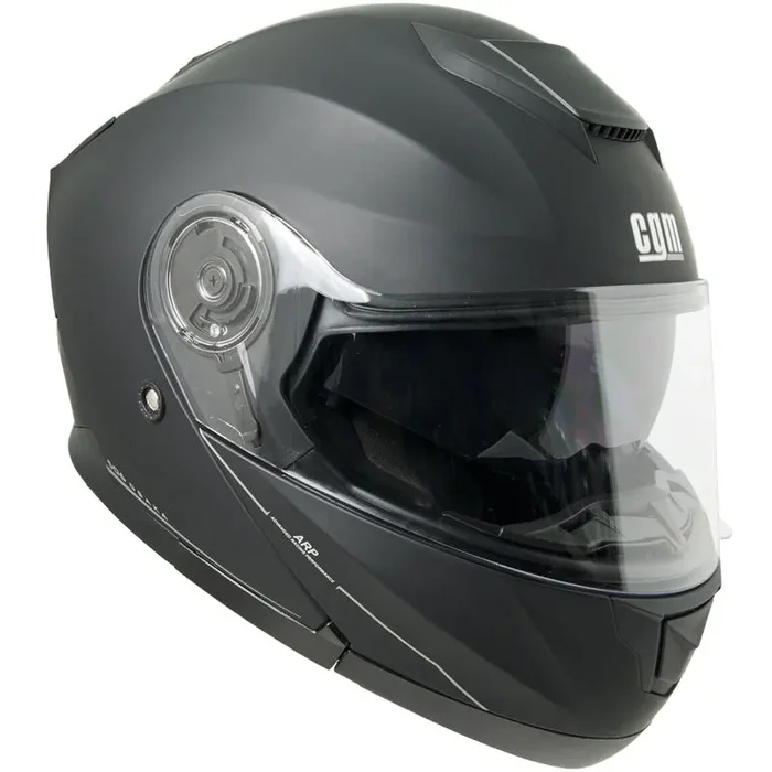 Casco Integrale per Scooter Visiera Lunga CGM Osaka 506A Nero Opaco Varie Misure