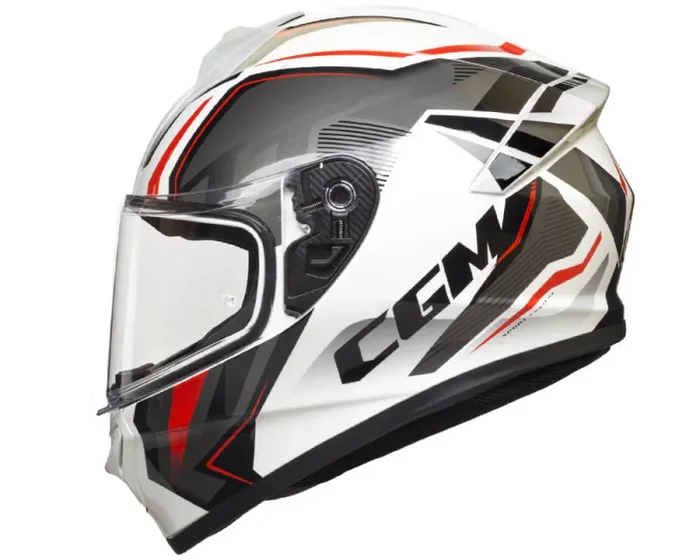 Casco Integrale per Scooter Visiera Lunga CGM Suzuka 301G Bianco Varie Misure - immagine 2