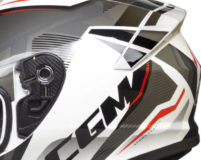 Casco Integrale per Scooter Visiera Lunga CGM Suzuka 301G Bianco Varie Misure - immagine 3