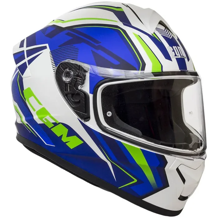 Casco Integrale per Scooter Visiera Lunga CGM Suzuka 301G Blu Opaco Varie Misure