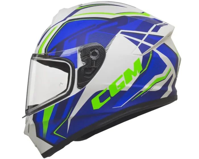 Casco Integrale per Scooter Visiera Lunga CGM Suzuka 301G Blu Opaco Varie Misure - immagine 2