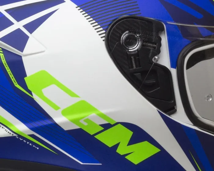 Casco Integrale per Scooter Visiera Lunga CGM Suzuka 301G Blu Opaco Varie Misure - immagine 3