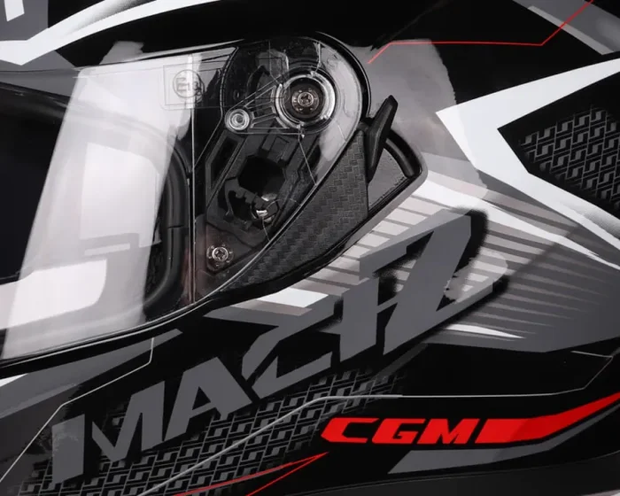 Casco Integrale per Scooter Visiera Lunga CGM Tampere Mach 2 316G Nero Varie Misure - immagine 3