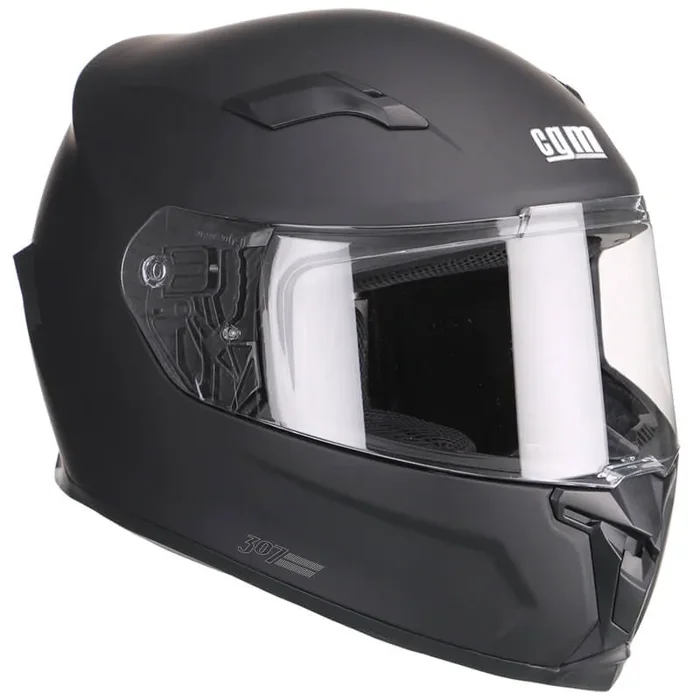 Casco Integrale per Scooter Visiera Lunga CGM Valencia 307A Nero Opaco Varie Misure
