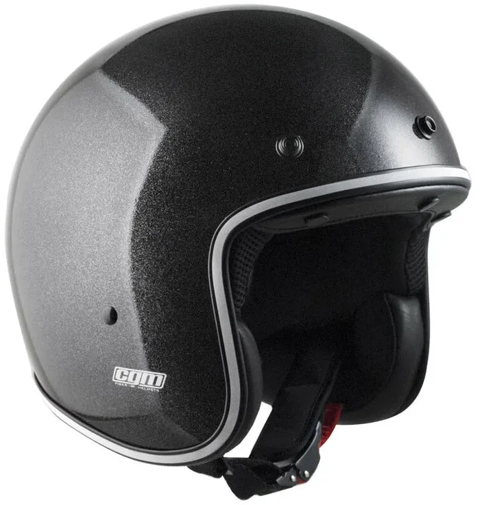 Casco Jet per Scooter CGM Diamond 170Y Nero Glitter Varie Misure