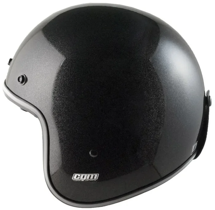Casco Jet per Scooter CGM Diamond 170Y Nero Glitter Varie Misure - immagine 2