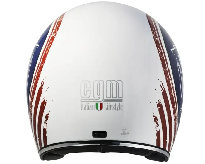 Casco Jet per Scooter Occhiale Interno CGM America 133S Bianco Vendita calda - immagine 2