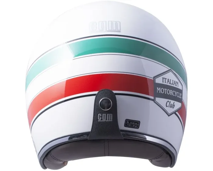 Casco Jet per Scooter Occhiale Interno CGM Italia 133I Bianco - immagine 2