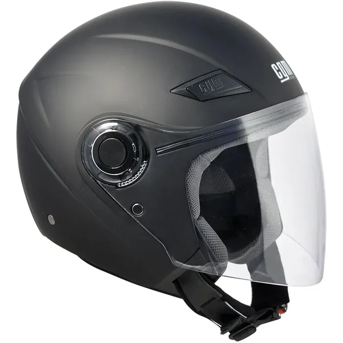 Casco Jet per Scooter Visiera Lunga CGM Caribe 131A Nero Opaco Vendita calda online