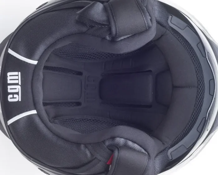 Casco Jet per Scooter Visiera Lunga CGM Chicago 129G Bianco Varie Misure - immagine 3