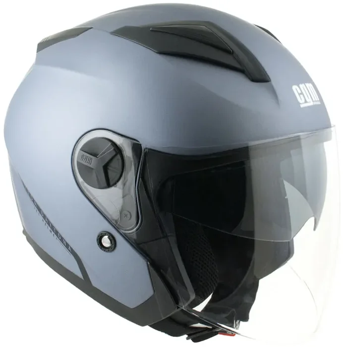 Casco Jet per Scooter Visiera Lunga CGM Daytona 130A Grigio Opaco