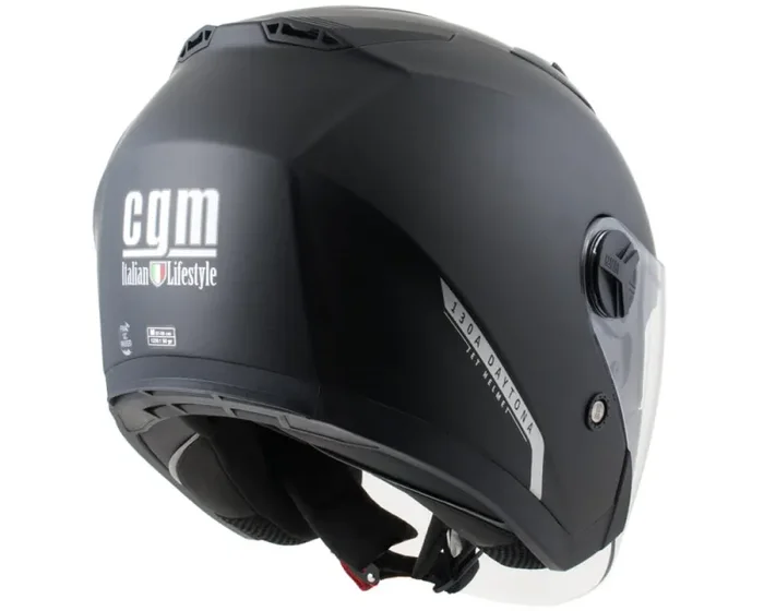 Casco Jet per Scooter Visiera Lunga CGM Daytona 130A Nero Opaco - immagine 3