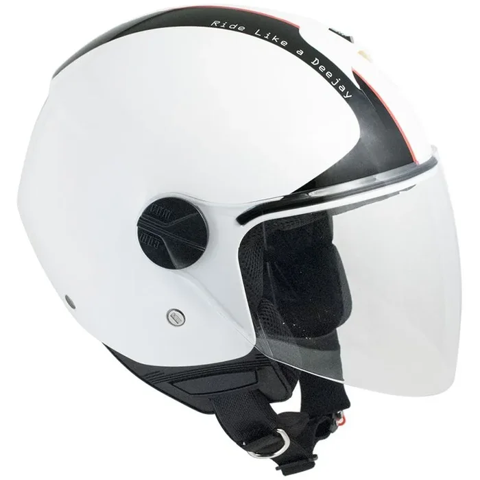 Casco Jet per Scooter Visiera Lunga CGM Deejay 107DJ2 Bianco