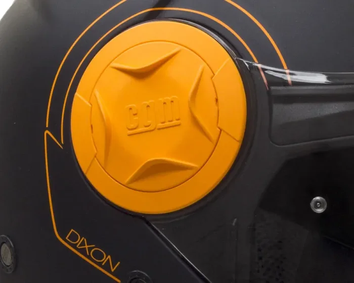 Casco Jet per Scooter Visiera Lunga CGM Dixon 129S Arancione Fluo Opaco Varie Misure - immagine 3