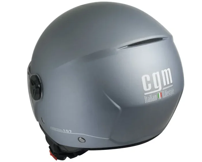 Casco Jet per Scooter Visiera Lunga CGM Florence 107A Verde Opaco - immagine 2
