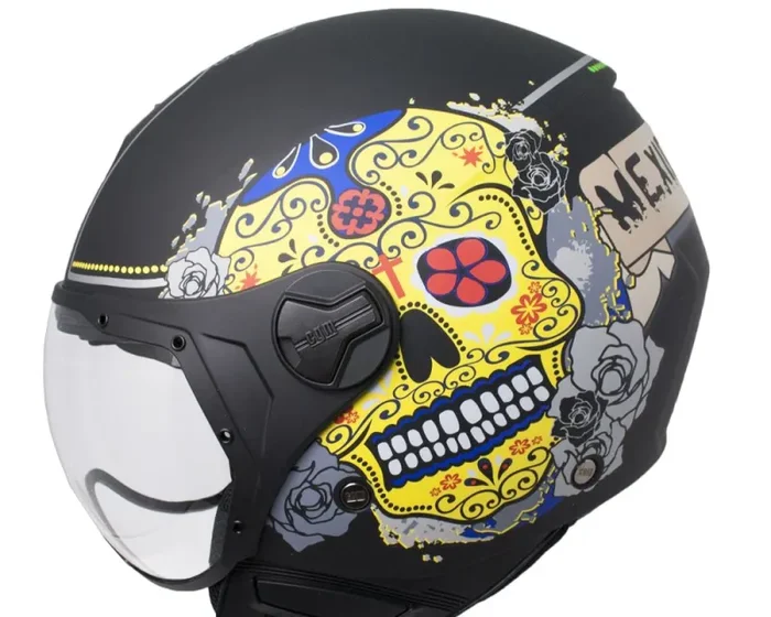 Casco Jet per Scooter Visiera Sagomata CGM Cancun 107S Nero Opaco Vendita calda online - immagine 3