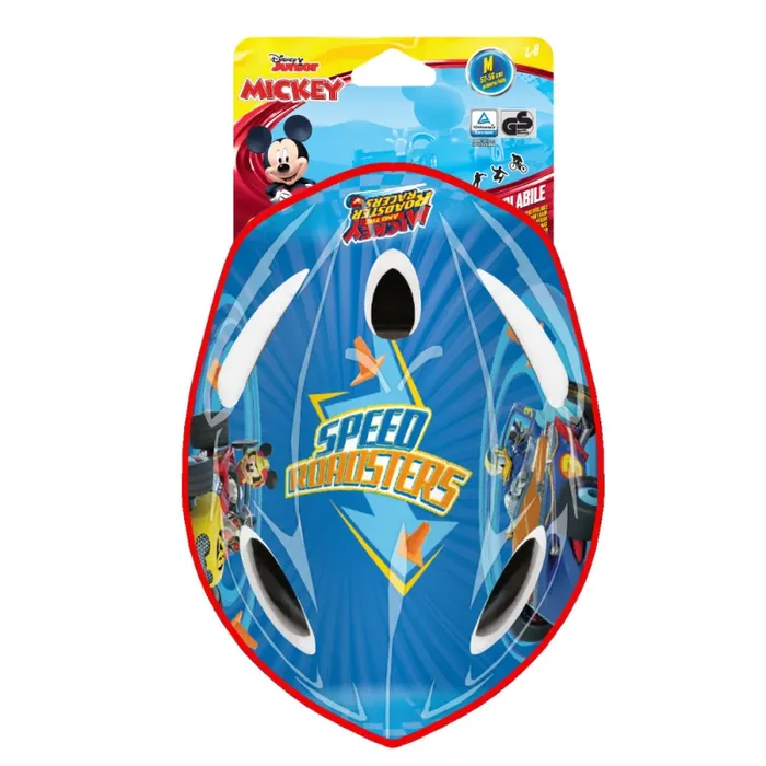 Casco per Bambino Misura 52-56 cm con Fori di Aerazione con Licenza Disney Mickey Mouse Sconti - immagine 2