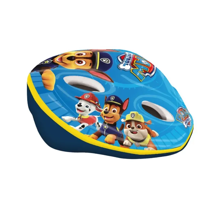 Casco per Bambino Misura 52-56 cm con Fori di Aerazione con Licenza Paw Patrol