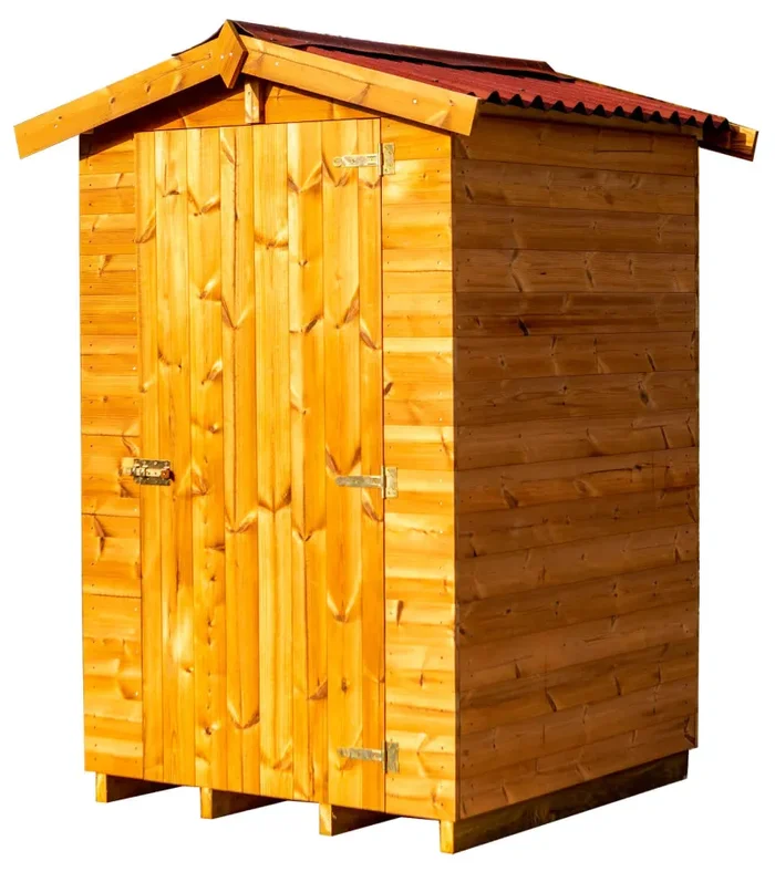 Casetta Box da Giardino 1,2×1,2 m con Pavimento in Legno di Abete 19mm Therma Sconti