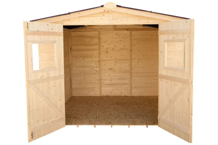 Casetta Box da Giardino 2,4×2,4 m con Pavimento in Legno Picea Massello 16mm Eden - immagine 2