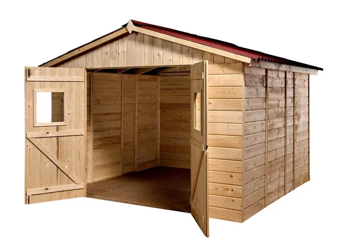 Casetta Box da Giardino 2,8×2,8 m Senza Pavimento in Legno Picea Massello 16mm Eden - immagine 2