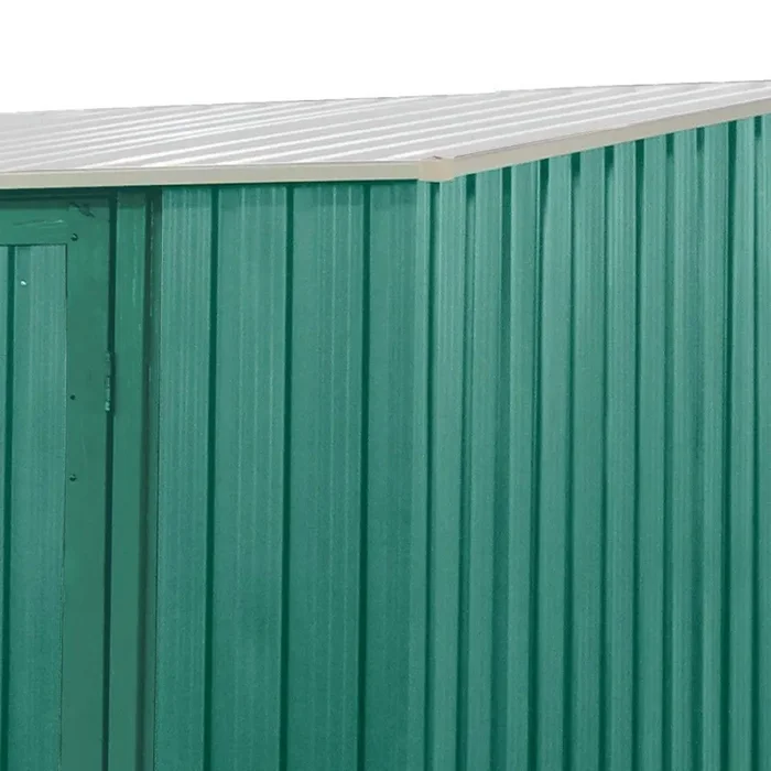 Casetta Box da Giardino in Lamiera 215x145x195 cm Joy-B Verde