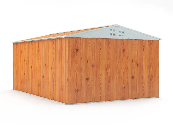 Casetta Box da Giardino in Lamiera di Acciaio Porta Utensili 327x459x217 cm Enaudi Legno Online - immagine 3