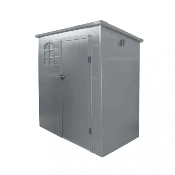 Casetta Box da Giardino Maison 191x111x194 h cm in Plastica Grigio chiaro In saldo