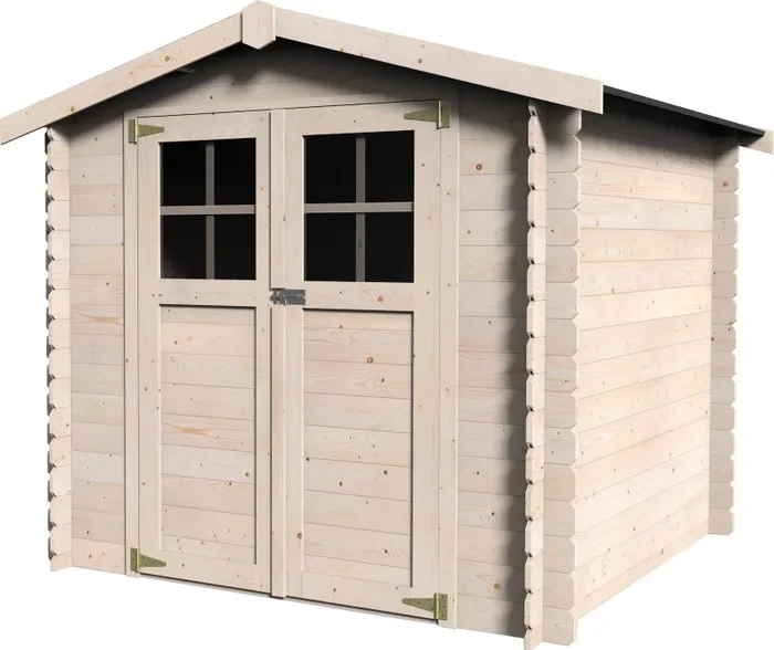 Casetta Box da Giardino per Attrezzi 2,30×2,13m Senza Pavimento in Legno Abete 19mm Milovic NG Moda