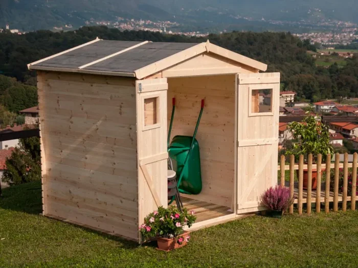 Casetta Box da Giardino per Attrezzi 200×250 cm in Legno Greta