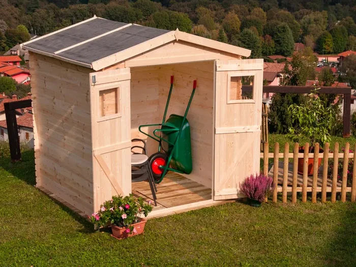 Casetta Box da Giardino per Attrezzi 200×250 cm in Legno Greta - immagine 3