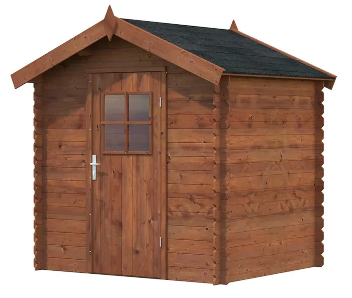 Casetta Box da Giardino per Attrezzi 206×176 cm in Legno Clara In saldo