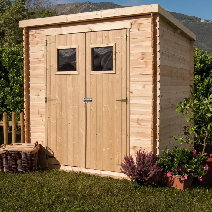 Casetta Box da Giardino Porta Utensili 200×200 cm in Legno Birba Moda