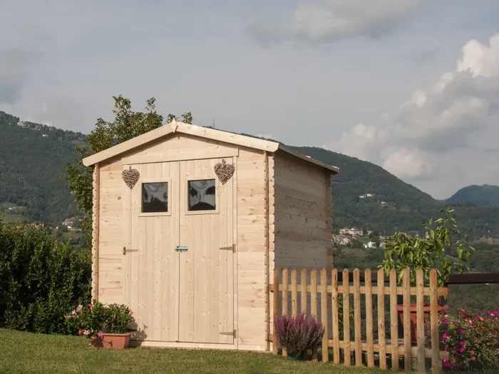 Casetta Box da Giardino Porta Utensili 200×200 cm in Legno Giulia