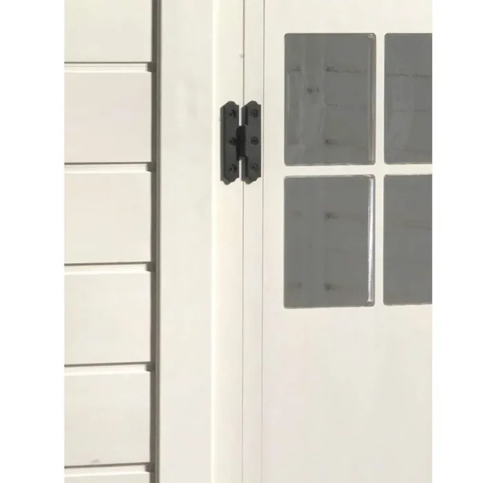 Casetta Box Ripostiglio Capanno in Pvc per Attrezzi 82,5X82,5X215Cm Tuscany New Evo 80 Beige - immagine 2