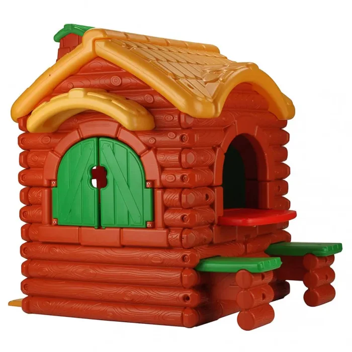 Casetta Cottage per Bambini con Suoni 86x82x130,5 h cm in Plastica Rossa Saldi