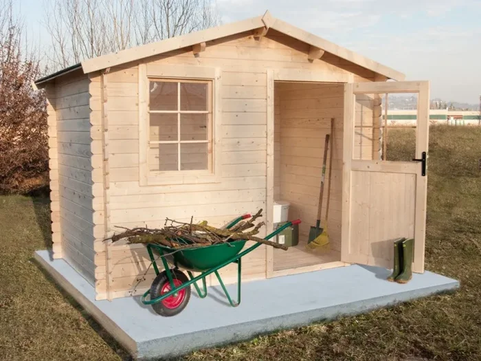 Casetta da Giardino 1 Porta 1 Finestra 300×250 cm in Legno Malaga In saldo