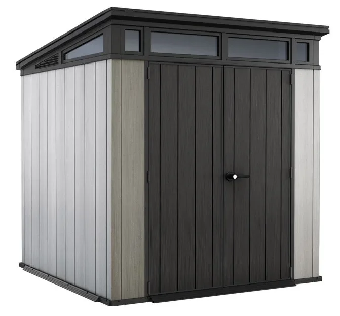 Casetta da Giardino Porta Attrezzi 214x218x226 cmin Duotech Keter Artisan 7×7 Grigia