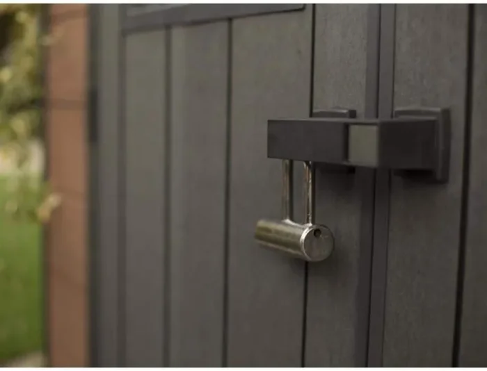 Casetta da Giardino Porta Attrezzi 228x350x252 cmin Evotech+ Keter Newton 7511 Marrone Vendita calda - immagine 3