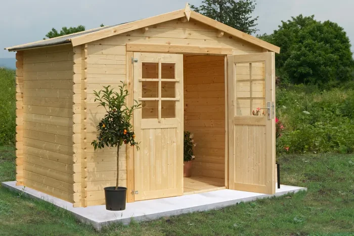 Casetta da Giardino Porta Doppia 300×300 cm in Legno Astrid - immagine 3