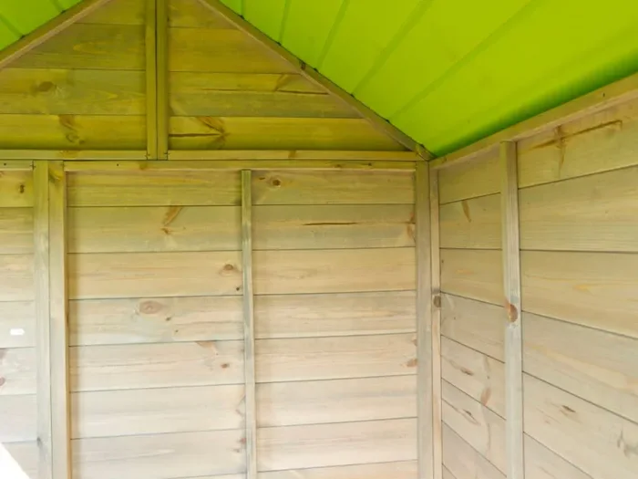 Casetta per Bambini da Esterno 120x120x155h cm in Legno Bamby Moda - immagine 2