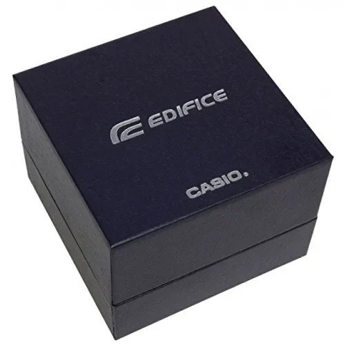 Casio EDIFICE Orologio, Robusta Cassa, 10 BAR, Nero, Uomo con Cinturino in… - immagine 3