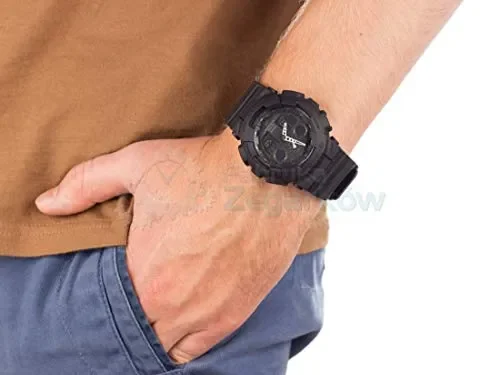 Casio G-SHOCK Orologio 20 BAR, Nero, Analogico – Digitale, Uomo, GA-100-1A1ER - immagine 3