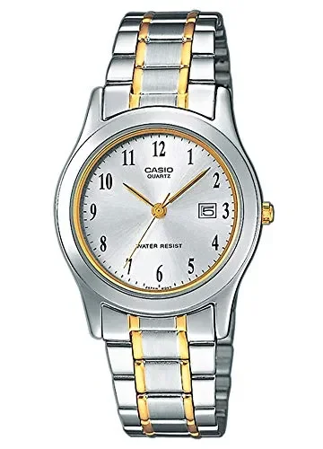 Casio Orologio Analogico al Quarzo Donna con Cinturino in Acciaio Inox… Fornitura