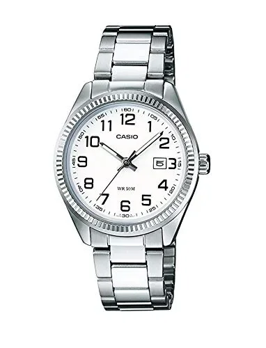 Casio Orologio Analogico Quarzo Donna con Cinturino in Acciaio Inox…